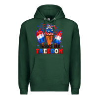 Sports Green 4th of July ice creams tastes like freedom Premium Hoodie - Neo Western