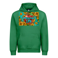 Emerald teacher life skinny metal can holder Urban Hoodie - HRA Design Shop