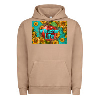Pigment Burro teacher life skinny metal can holder Urban Hoodie - HRA Design Shop