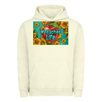 Pigment Pistachio teacher life skinny metal can holder Urban Hoodie - HRA Design Shop