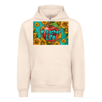 Sandshell teacher life skinny metal can holder Urban Hoodie - HRA Design Shop