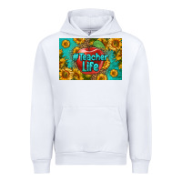 White teacher life skinny metal can holder Urban Hoodie - HRA Design Shop