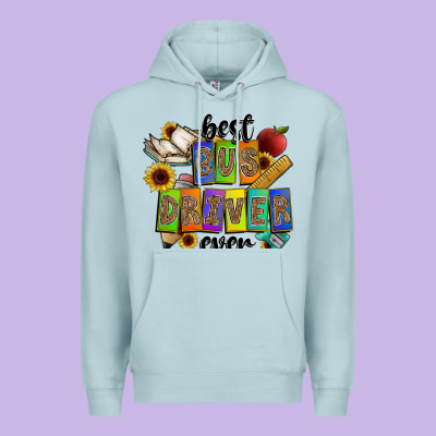 Best Bus Driver Ever Premium Hoodie Designed By Cowhidedigitalart
