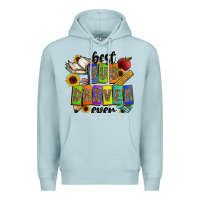 Blue Mist best bus driver ever Premium Hoodie - CowhideDigitalArt