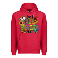 Cardinal best bus driver ever Premium Hoodie - CowhideDigitalArt