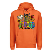 Carrot best bus driver ever Premium Hoodie - CowhideDigitalArt
