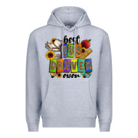 Heather Grey best bus driver ever Premium Hoodie - CowhideDigitalArt
