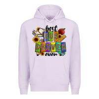 Lilac best bus driver ever Premium Hoodie - CowhideDigitalArt