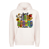 Pale Pink best bus driver ever Premium Hoodie - CowhideDigitalArt