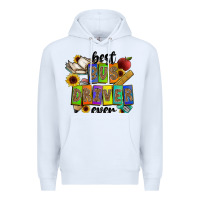 White best bus driver ever Premium Hoodie - CowhideDigitalArt
