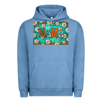 Pigment Pebble Blue western daisy mama skinny metal can holder Urban Hoodie - HRA Design Shop