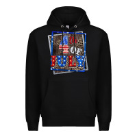 Black 4th of July  4th of july Premium Hoodie - CowGirlArtShop