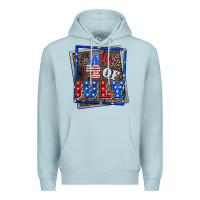 Blue Mist 4th of July  4th of july Premium Hoodie - CowGirlArtShop