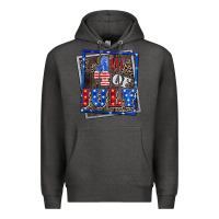 Charcoal Heather 4th of July  4th of july Premium Hoodie - CowGirlArtShop