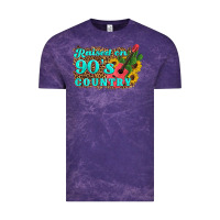 Cloud Purple raised 90's country guitar cactus sunflower's Vintage Tee - Artiststas