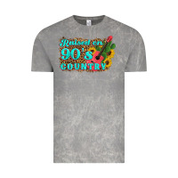 Cloud Rock raised 90's country guitar cactus sunflower's Vintage Tee - Artiststas