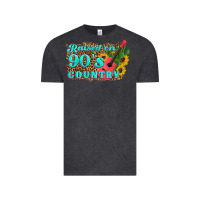 Vintage Black raised 90's country guitar cactus sunflower's Vintage Tee - Artiststas