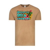 Vintage Camel raised 90's country guitar cactus sunflower's Vintage Tee - Artiststas
