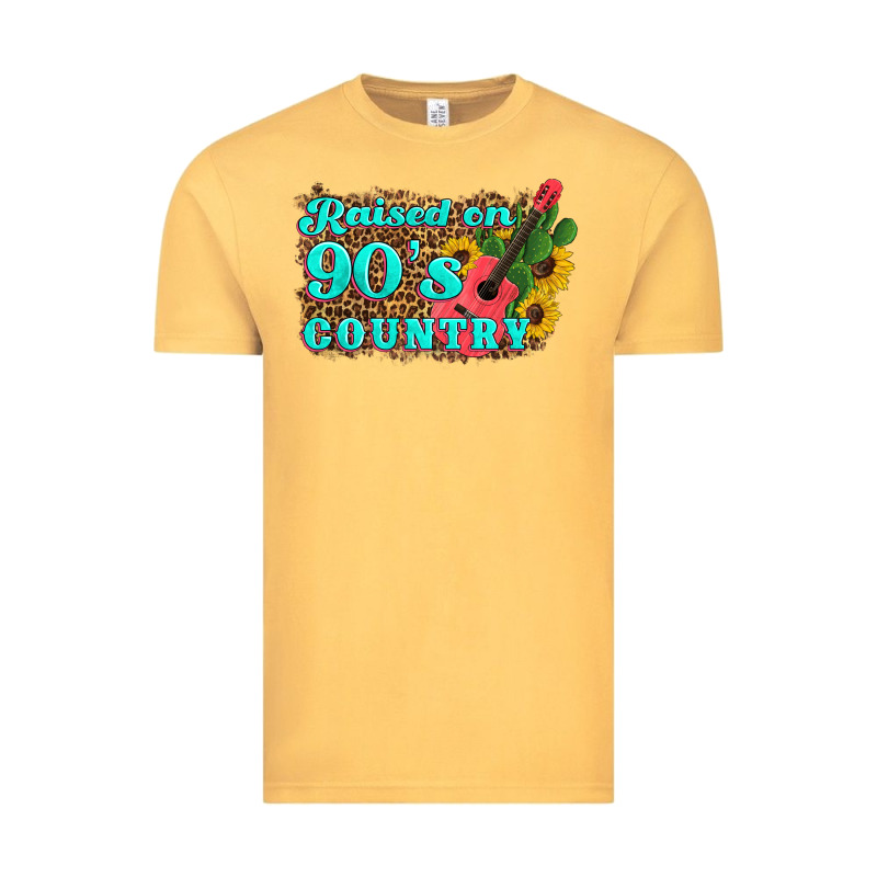 Raised 90's Country Guitar Cactus Sunflower's Vintage Tee by Artiststas | Teevron