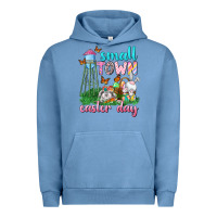Pigment Pebble Blue Small Town Easter Day Urban Hoodie - Neo Western