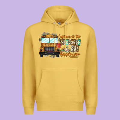 Captain Of Struggle Bus Busdrive Premium Hoodie Designed By Cowhidedigitalart