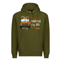 Army Green Captain Of Struggle Bus Busdrive Premium Hoodie - CowhideDigitalArt