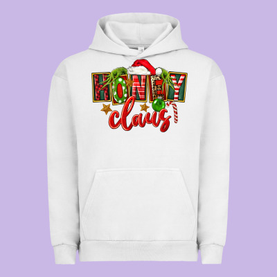 Christmas Honey Claus Urban Hoodie Designed By Fadigitalartstudio