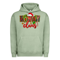 Pigment Oil Green christmas honey claus Urban Hoodie - FaDigitalArtStudio
