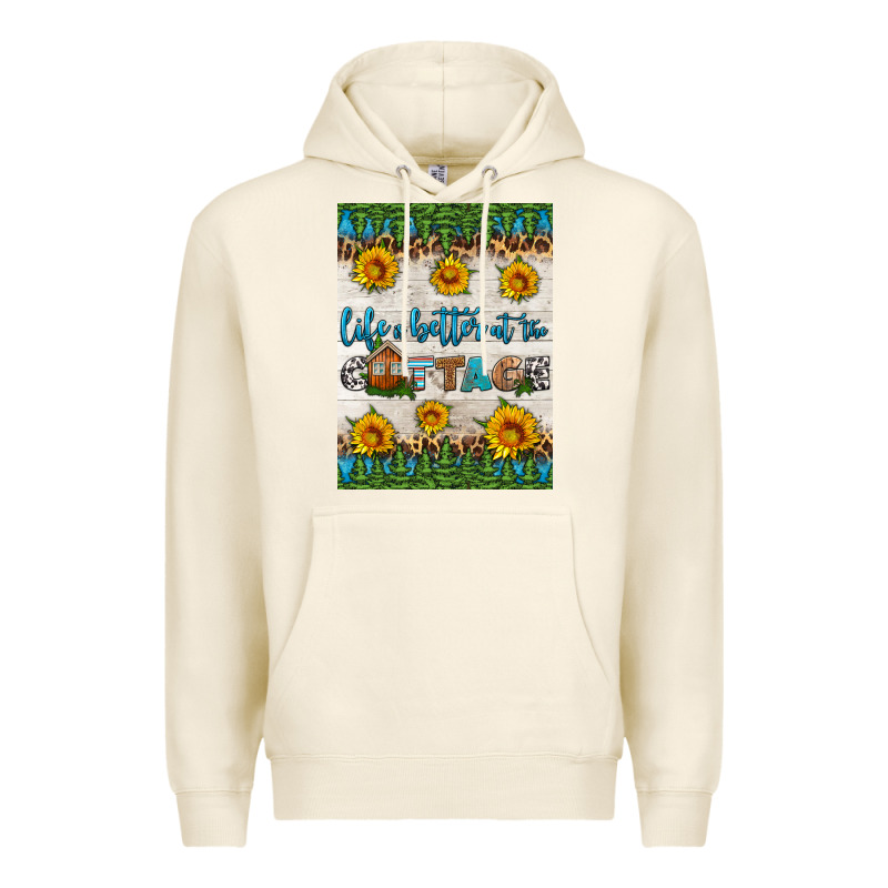 Life Is Better At The Cottage Air Freshener Premium Hoodie by HRA Design Shop | Teevron