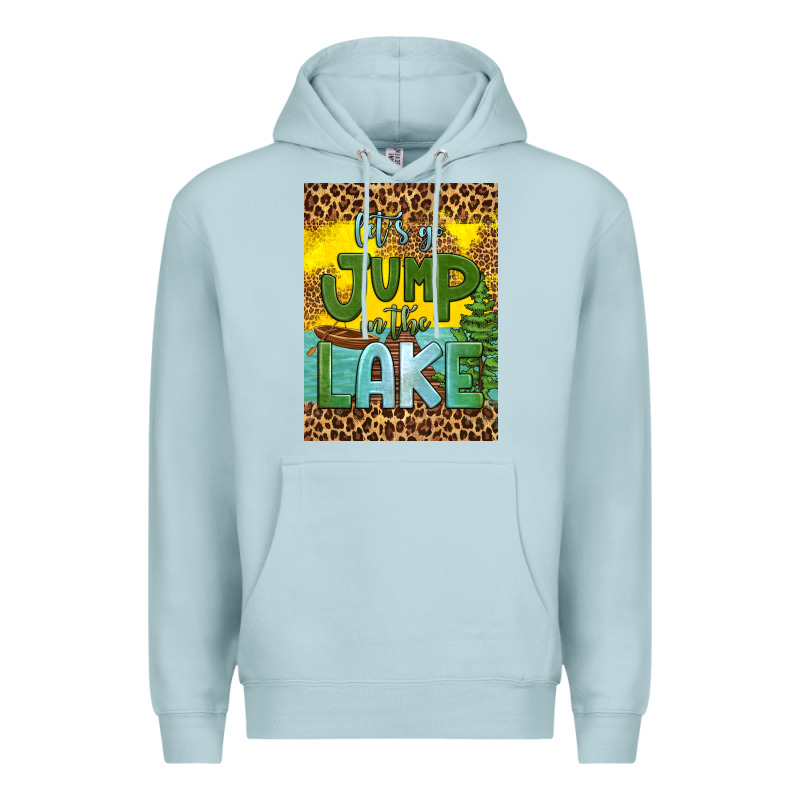 Let's Go Jump In The Lake Air Freshener Premium Hoodie by HRA Design Shop | Teevron