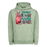 Pigment Oil Green Some Bunny needs coffee Urban Hoodie - Neo Western