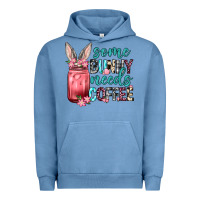 Pigment Pebble Blue Some Bunny needs coffee Urban Hoodie - Neo Western