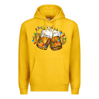 Lemon beer with christmas lights Premium Hoodie - FaDigitalArtStudio