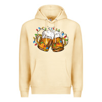 Pina Colada beer with christmas lights Premium Hoodie - FaDigitalArtStudio