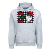 Heather Grey ho ho ho Urban Hoodie - CowhideDigitalArt