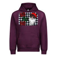 Mauve Wine ho ho ho Urban Hoodie - CowhideDigitalArt
