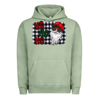 Pigment Oil Green ho ho ho Urban Hoodie - CowhideDigitalArt