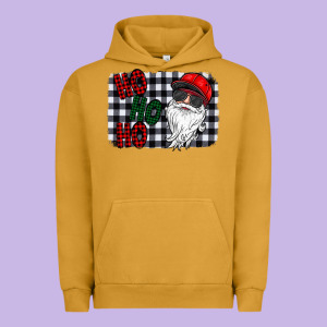 Ho Ho Ho Urban Hoodie Designed By Cowhidedigitalart