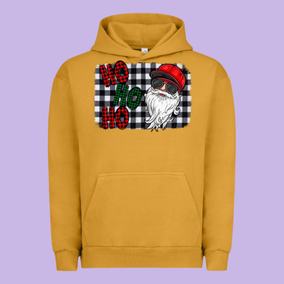 Ho Ho Ho Urban Hoodie Designed By Cowhidedigitalart