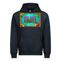 Navy hot wife summer skinny metal can holder Urban Hoodie - HRA Design Shop