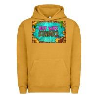 Pigment Peanut Butter hot wife summer skinny metal can holder Urban Hoodie - HRA Design Shop