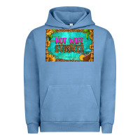 Pigment Pebble Blue hot wife summer skinny metal can holder Urban Hoodie - HRA Design Shop