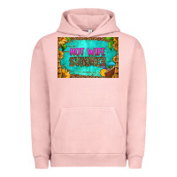 Pigment Salmon hot wife summer skinny metal can holder Urban Hoodie - HRA Design Shop