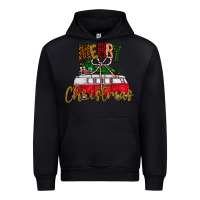 Black merry christmas Urban Hoodie - CowhideDigitalArt