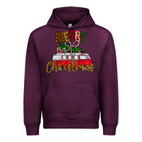 Mauve Wine merry christmas Urban Hoodie - CowhideDigitalArt