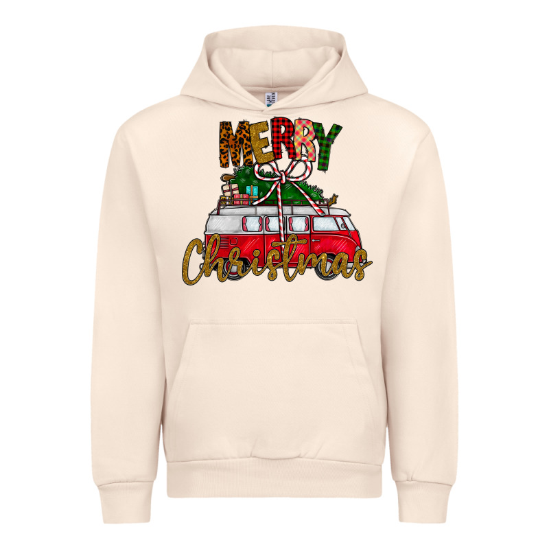 Merry Christmas Urban Hoodie by CowhideDigitalArt | Teevron