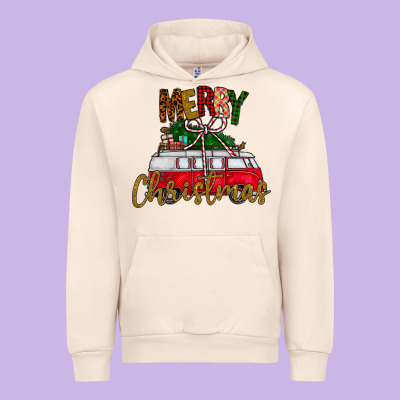 Merry Christmas Urban Hoodie Designed By Cowhidedigitalart