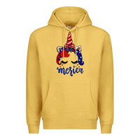 Antique Gold 4th of July unicorn Premium Hoodie - Neo Western