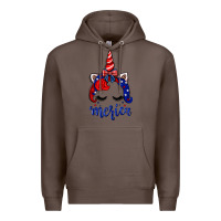 Coffee 4th of July unicorn Premium Hoodie - Neo Western