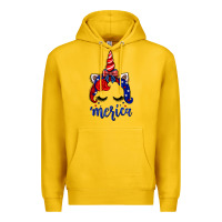 Lemon 4th of July unicorn Premium Hoodie - Neo Western